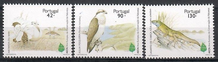 Znaczek Portugalia 1995 Mi 2063-2065C Czyste **