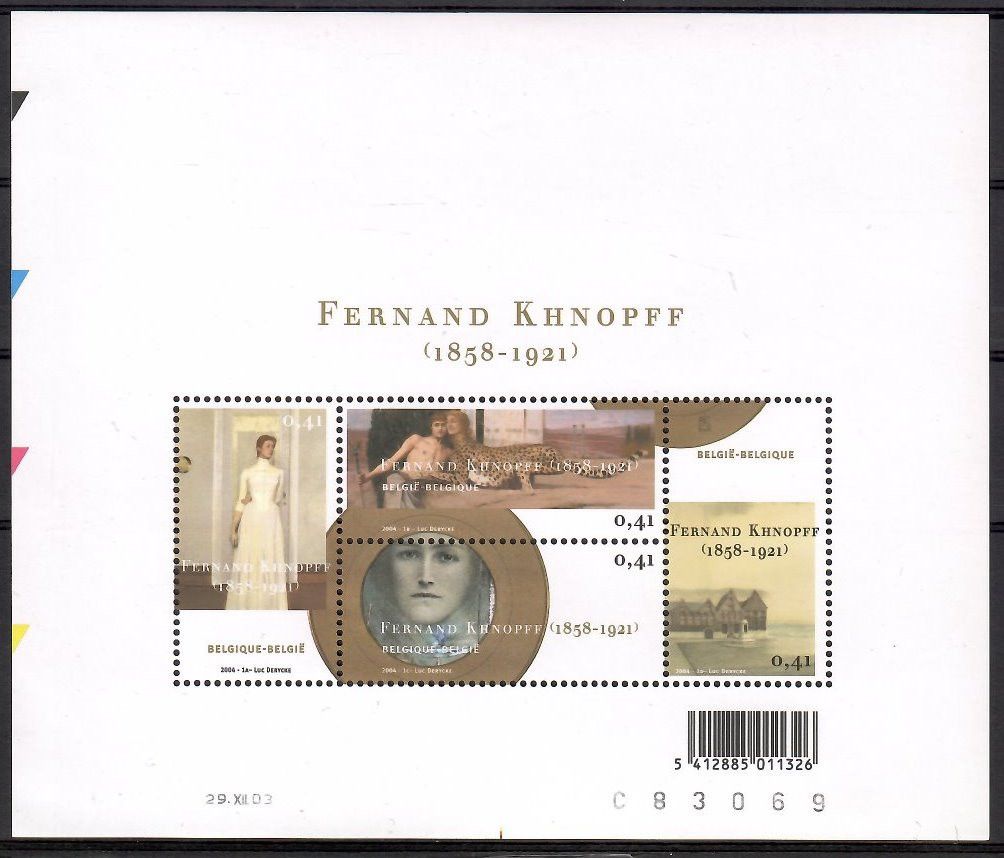 Znaczek Belgia 2004 Mi bl 92 Czyste **