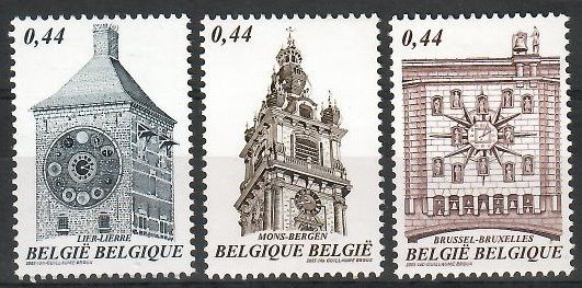 Znaczek Belgia 2005 Mi 3444-3446 Czyste **