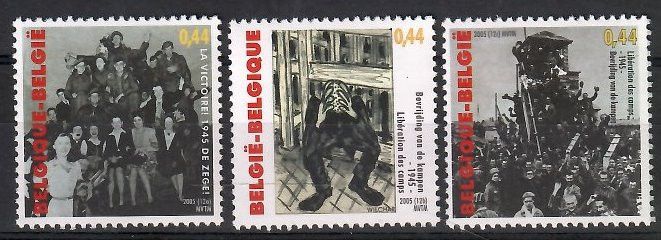 Znaczek Belgia 2005 Mi 3440-3442 Czyste **