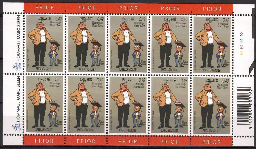 Znaczek Belgia 2002 Mi ark 3193 Czyste **