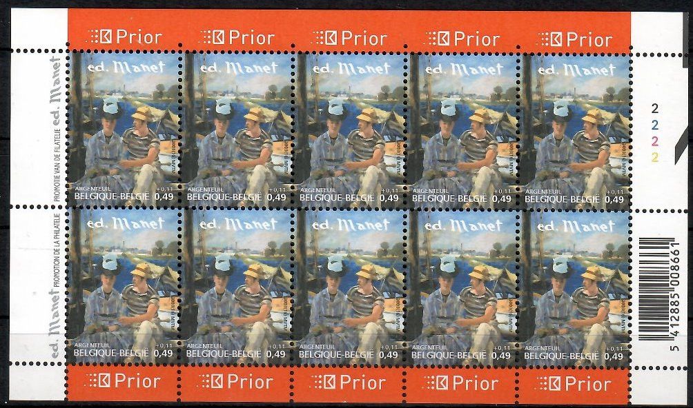 Znaczek Belgia 2003 Mi ark 3256 Czyste **