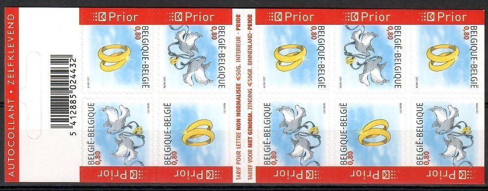 Znaczek Belgia 2005 Mi mh 3452-3453 Czyste **