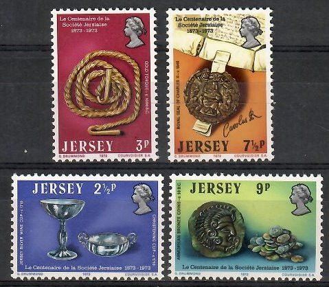 Znaczek Jersey 1973 Mi 77-80 Czyste **