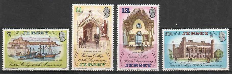 Znaczek Jersey 1977 Mi 168-171 Czyste **