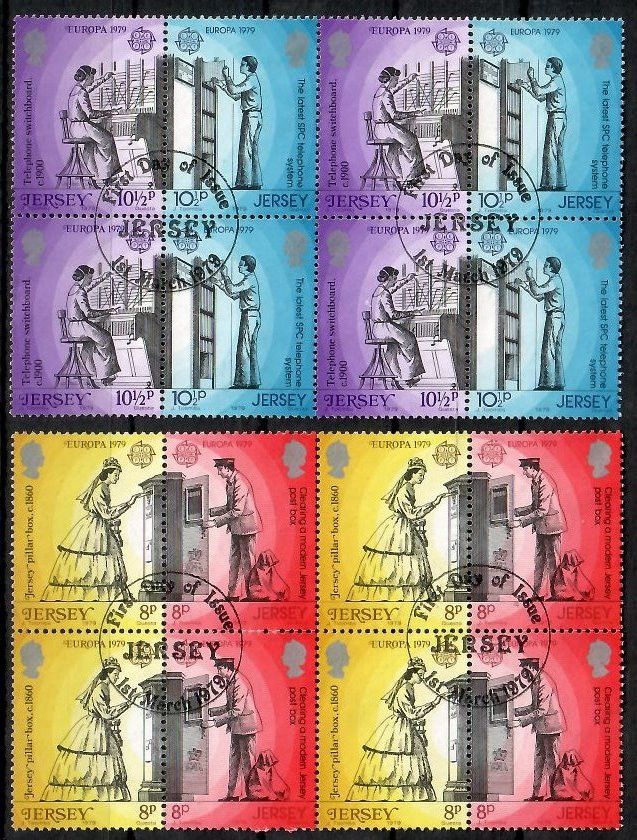 Znaczek Jersey 1979 Mi 192-195C Stemplowane