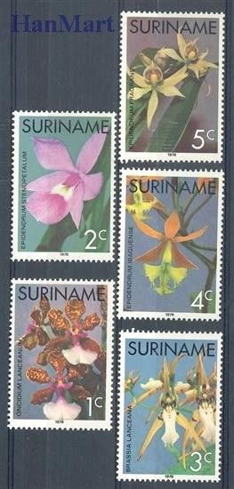 Znaczek Surinam 1976 Mi 710-714 Czyste **