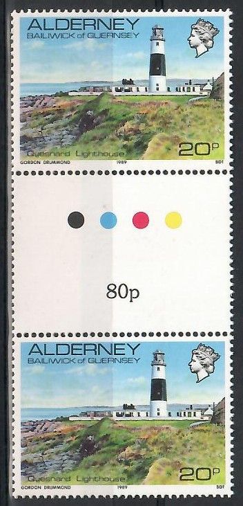 Znaczek Alderney 1989 Mi 42 Czyste **