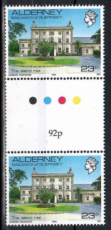 Znaczek Alderney 1992 Mi 54 Czyste **