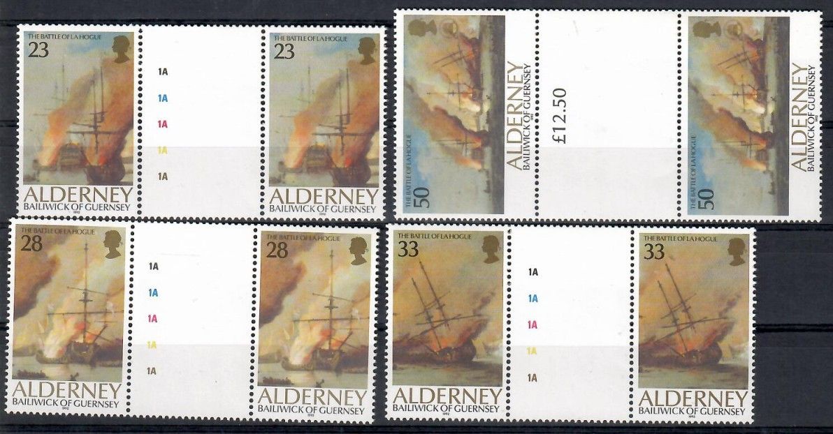 Znaczek Alderney 1992 Mi 55-58 Czyste **