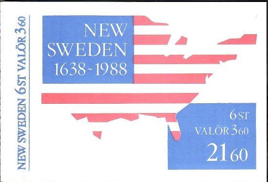 Znaczek Szwecja 1988 Mi mh 129 Czyste **
