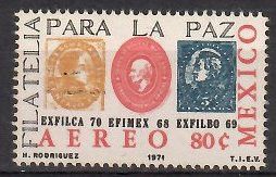 Znaczek Meksyk 1971 Mi 1343 Czyste **