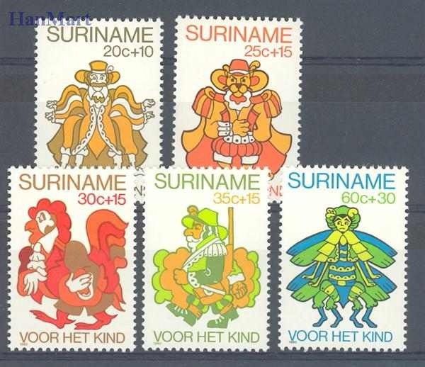 Znaczek Surinam 1980 Mi 918-922 Czyste **