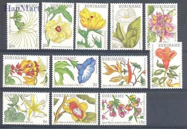 Znaczek Surinam 1983 Mi 1005-1016 Czyste **