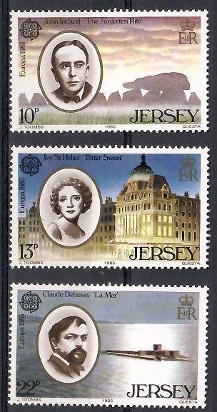 Znaczek Jersey 1985 Mi 347-349 Czyste **