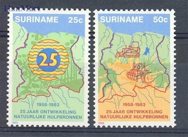 Znaczek Surinam 1983 Mi 1038-1039 Czyste **