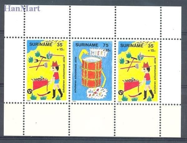 Znaczek Surinam 1982 Mi bl 35 Czyste **