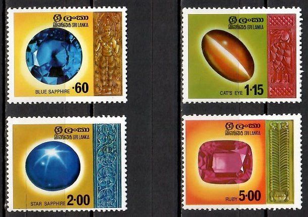 Znaczek Sri Lanka 1976 Mi 456-459 Czyste **