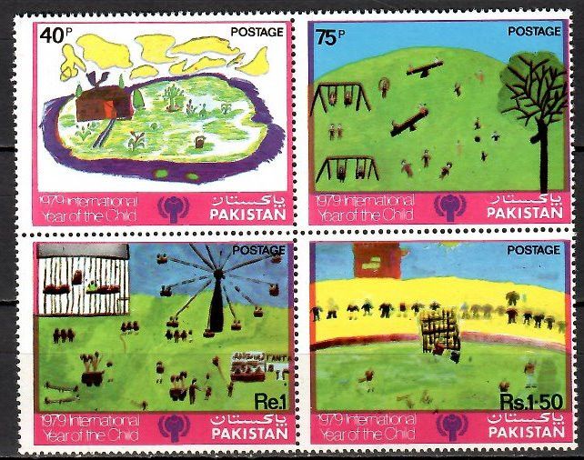 Znaczek Pakistan 1979 Mi 496-499 Czyste **