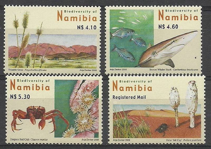 Znaczek Namibia 2008 Mi 1296-1299 Czyste **