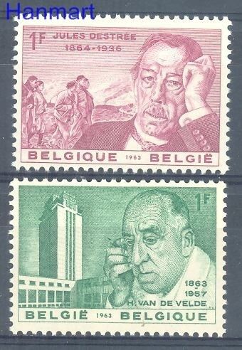 Znaczek Belgia 1963 Mi 1329-1330 Czyste **