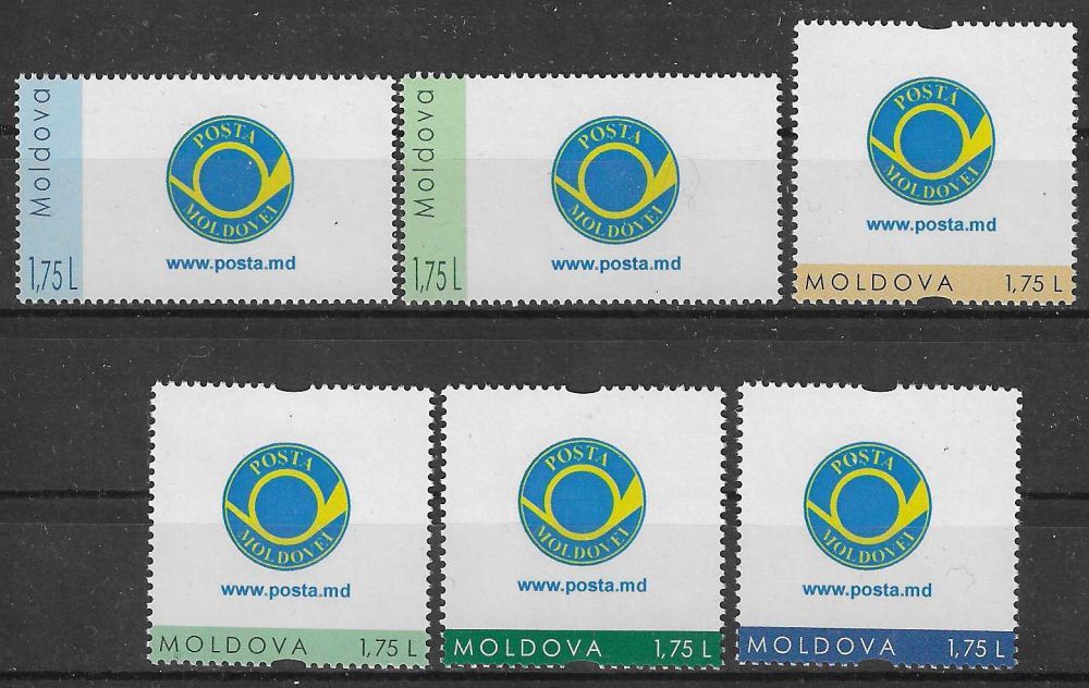 Znaczek Mołdawia 2015 Mi 933-938 Czyste **