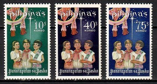 Znaczek Filipiny 1968 Mi 863-865 Czyste **