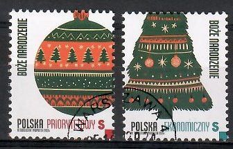 Znaczek Polska 2024 Mi abo 5569-5570 Fi 5421-5422 Stemplowane