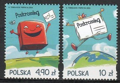 Znaczek Polska 2024 Mi 5571-5572 Fi 5416-5417 Czyste **