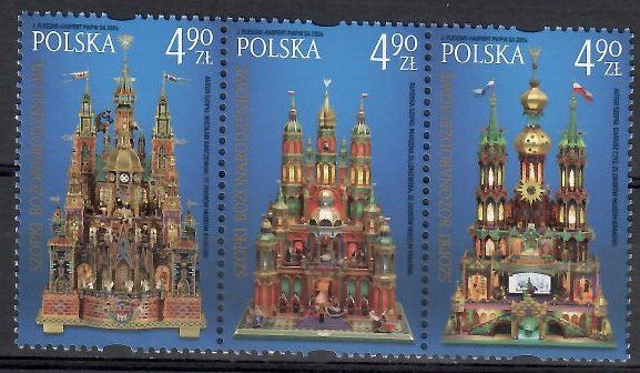 Znaczek Polska 2024 Mi 5577-5579 Fi 5426-5428 Czyste **