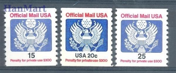 Znaczek USA 1988 Mi die 111-113 Czyste **
