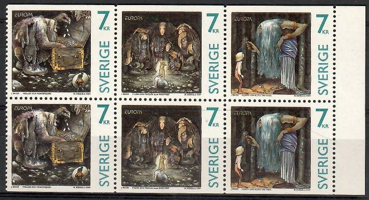 Znaczek Szwecja 1997 Mi h-blatt 255 Czyste **