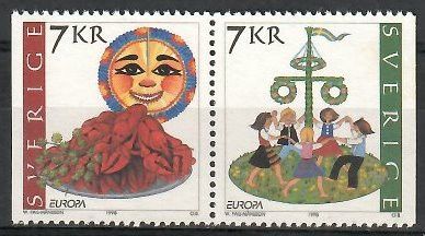 Znaczek Szwecja 1998 Mi 2058-2059 Czyste **