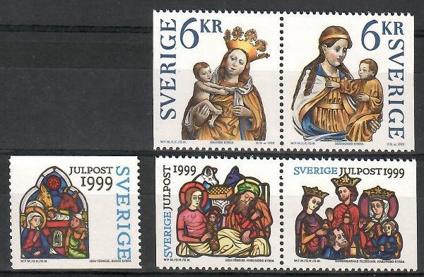 Znaczek Szwecja 1999 Mi 2147-2151 Czyste **