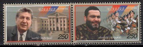 Znaczek Armenia 2000 Mi 369-370 Czyste **