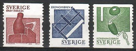 Znaczek Szwecja 2004 Mi 2384-2386 Czyste **