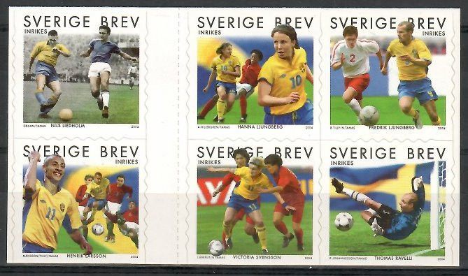Znaczek Szwecja 2004 Mi 2396-2401 Czyste **