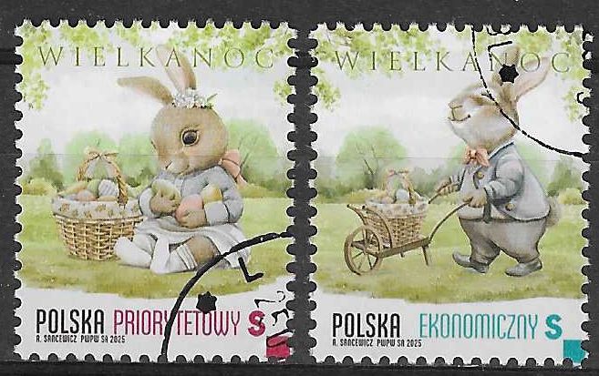 Znaczek Polska 2025 Mi abo 5586-5587 Fi 5436-5437 Czyste **