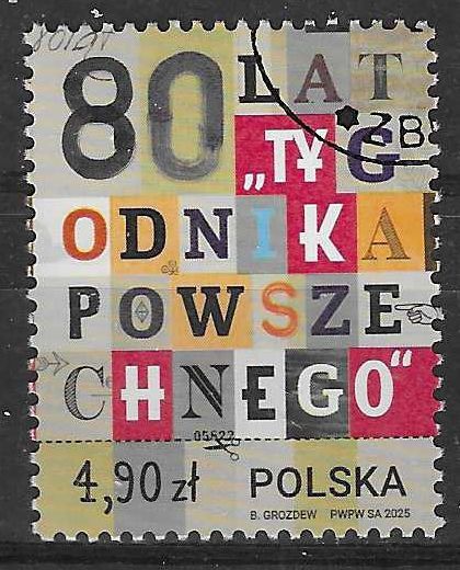 Polska 2025 Mi abo 5589 Fi 5439 Czyste **