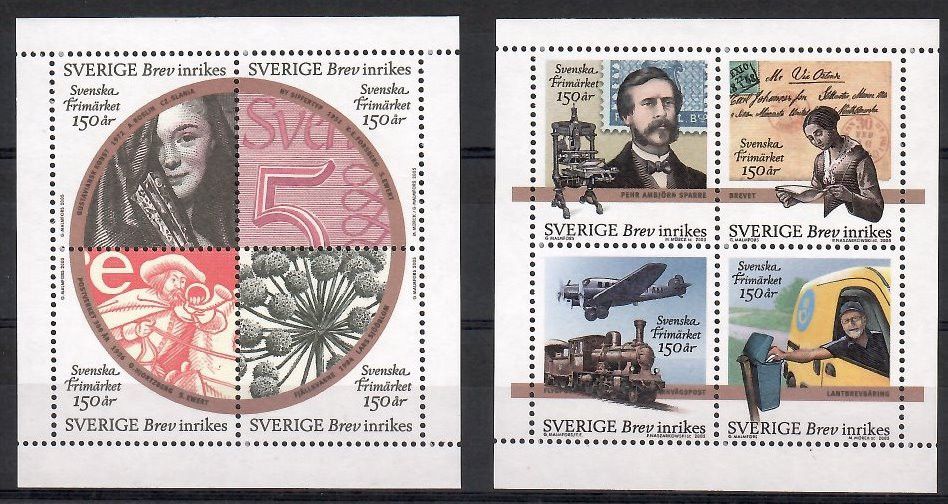 Znaczek Szwecja 2005 Mi 2474-2481 Czyste **