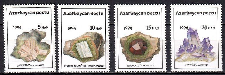 Azerbejdżan 1994 Mi 136-139A Czyste **