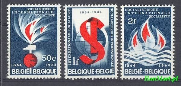 Znaczek Belgia 1964 Mi 1350-1352 Czyste **