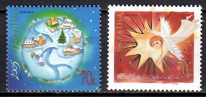 Znaczek Ukraina 2005 Mi 753-754 Czyste **