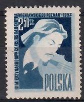Znaczek Polska 1957 Mi 1034 Fi 889 Czyste **