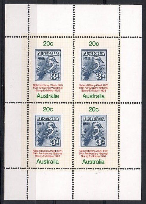 Znaczek Australia 1978 Mi bl 4 Czyste **