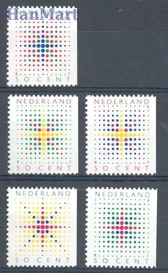 Znaczek Holandia 1987 Mi 1331-1335Dr Czyste **