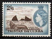 Znaczek Tristan da Cunha 1954 Mi 25 Czyste **