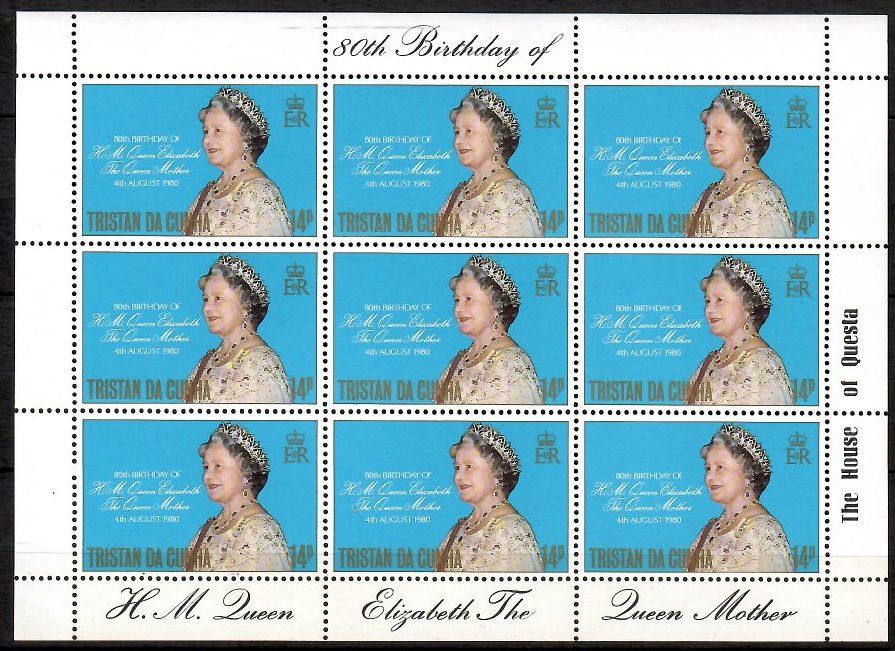 Znaczek Tristan da Cunha 1980 Mi ark279 Czyste **