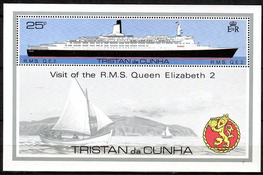 Znaczek Tristan da Cunha 1979 Mi bl 9 Czyste **