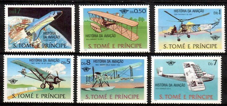 Znaczek Wyspy Św. Tomasza i Książęca 1979 Mi 592-597 Czyste **